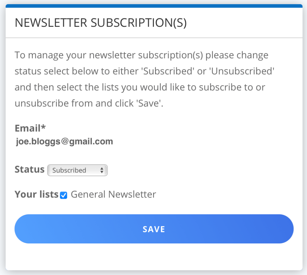 Sensa Investments Newsletter Subscription